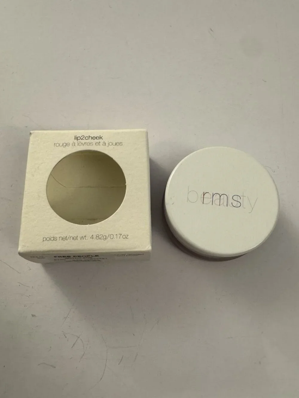 RMS Beauty Lip2Cheek Cream Makeup Demure Size 0.17 oz. New D9